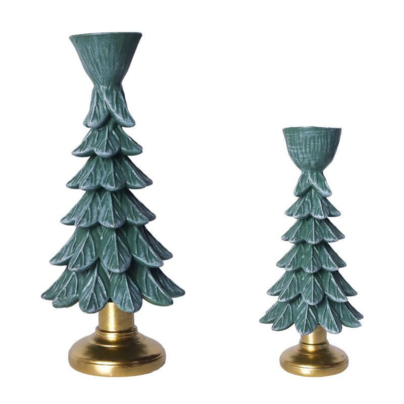 クリスマスツリーキャンドルホルダーキャンドルスタンド実用的クリエイティブオーナメントギフトクリス..