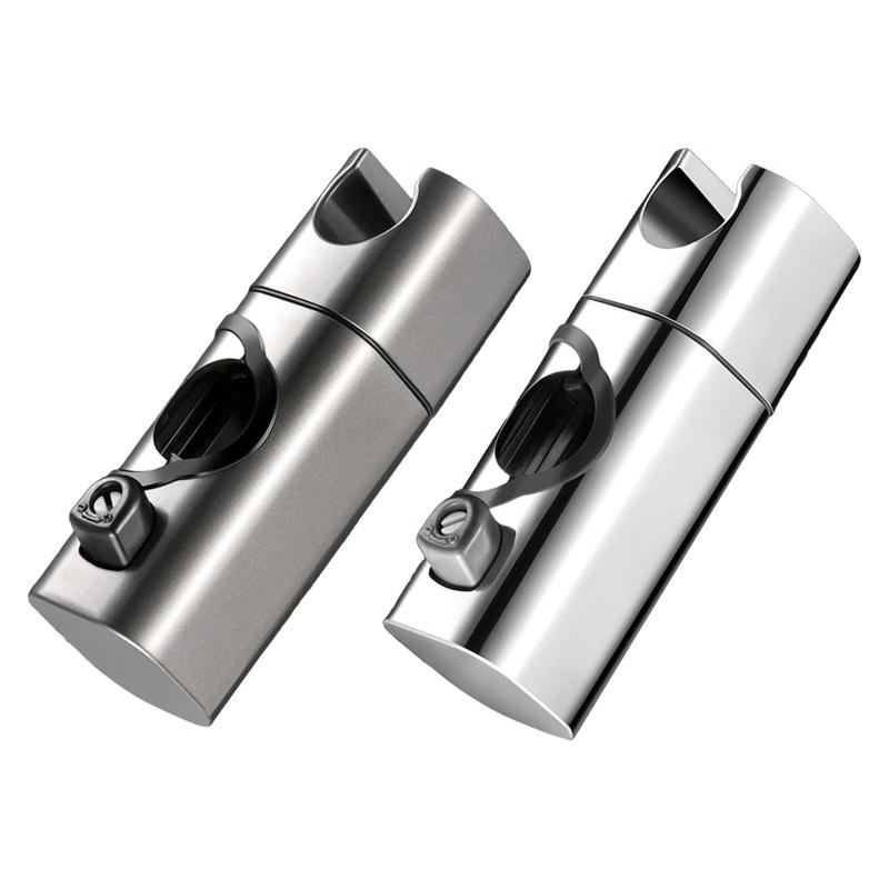 シャワーヘッドホルダー スライダーバー用 調節可能 滑り止め 浴室用 交換 回転式 浴室スプレーホルダ..