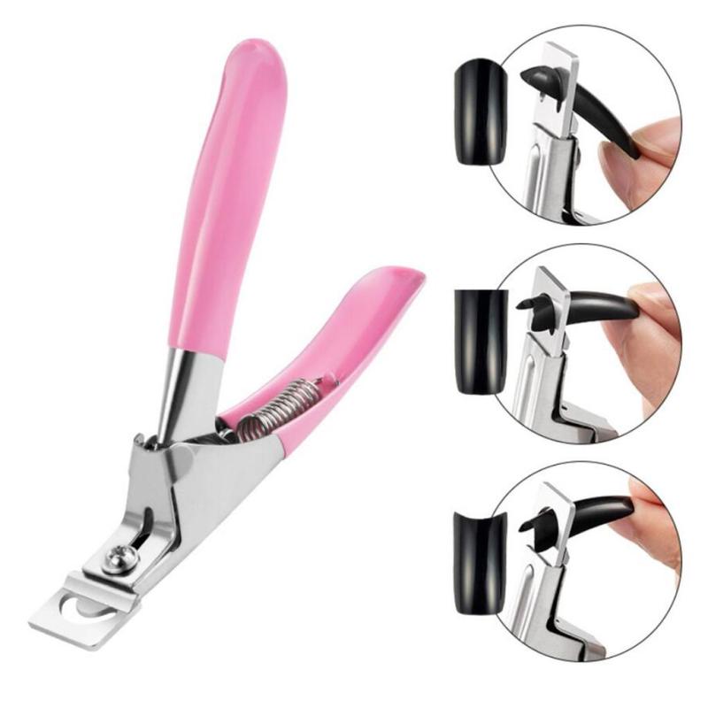 プロフェッショナル U 字型 U タイプネイルアート UV ジェルチップカッタートリマーステンレス