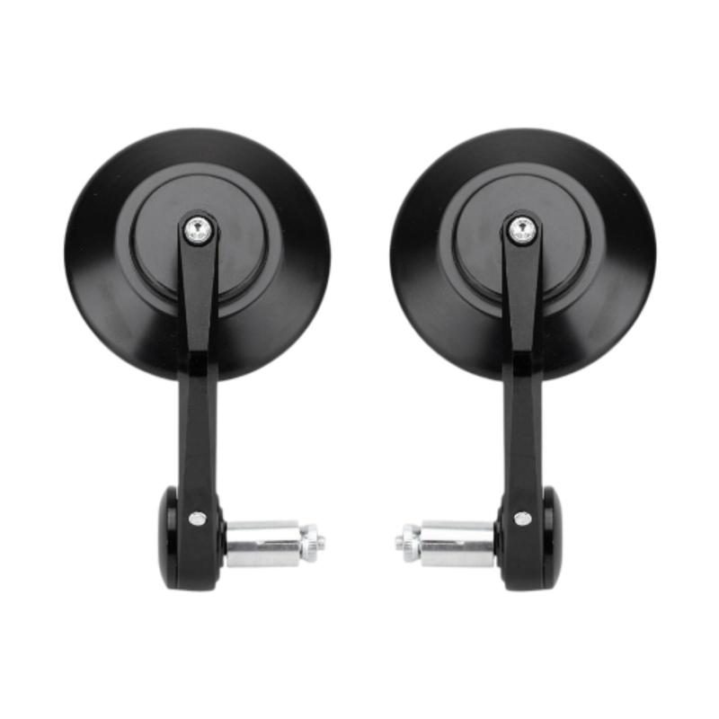 オートバイのバックミラーラウンドサイドミラー修正されたバックミラーハンドルバーエンドバックミラー..