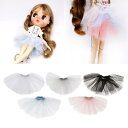 ドールワンピース 人形ガーゼスカート ミニチュア 2層メッシュスカート 工芸品 お世話パーツ 全5色