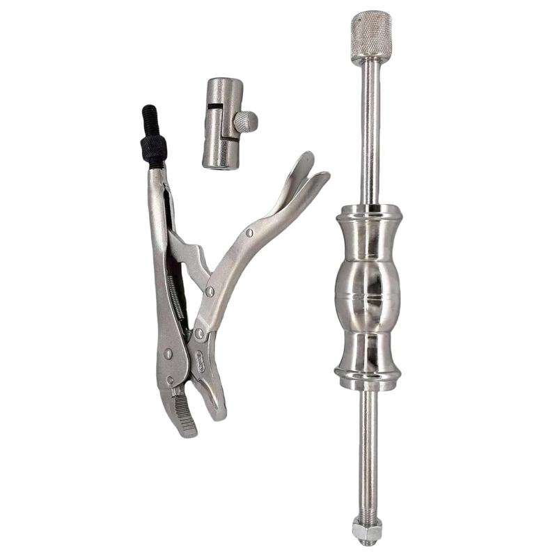 スライドハンマーロックプリエセット2ポンドスライドハンマー実用的効率的なヘビーデューティ9インチロックプライヤー用ピンCV車軸用