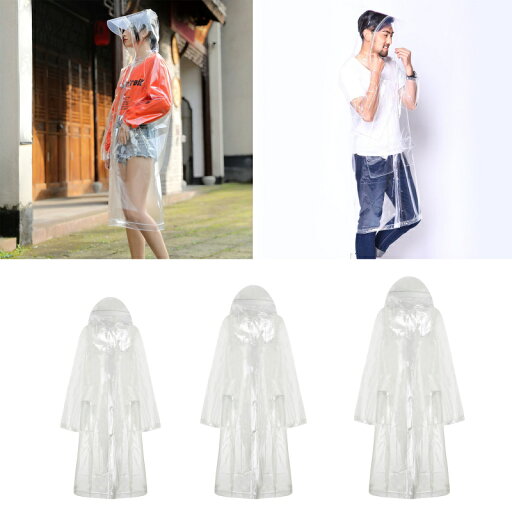 女性軽量屋外防水ポータブルpeと雨ジャケットフード 女性軽量屋外防水ポータブルpeと雨ジャケットフード
