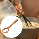 木製生地泡立て器 13インチ 手動ダッチ泡立て器 ピザケーキ生地混ぜ用