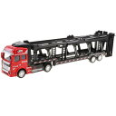 1:50スケール 合金製 ダイキャストカー トレーラー トラック模型 キャリア車おもちゃ 4色