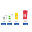 5 色プラスチック子供分類グごみリサイクルことビンおもちゃの鉛筆カップホルダー