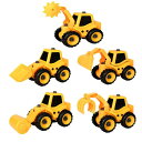 3歳以上の子供のためのドライバーによる建設車両就学前学習