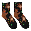 毎日使用するためのジンジャーブレッドの形のかわいいクリスマスソックス