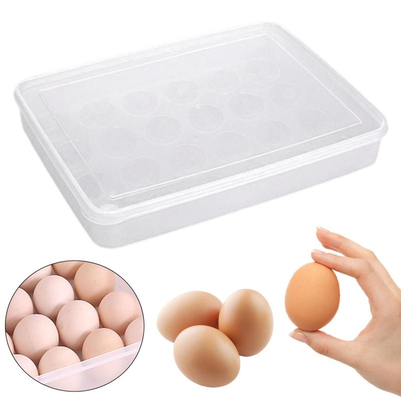 卵容器 24グリッドサービングトレイ パントリーレストランキャビネット用卵トレイ