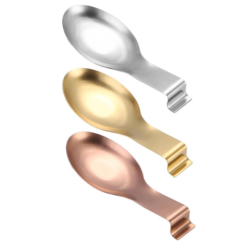 スプーンホルダー.スプーンレスト.キッチンガジェットアクセサリー.ユニバーサルステンレス食器.スプー..