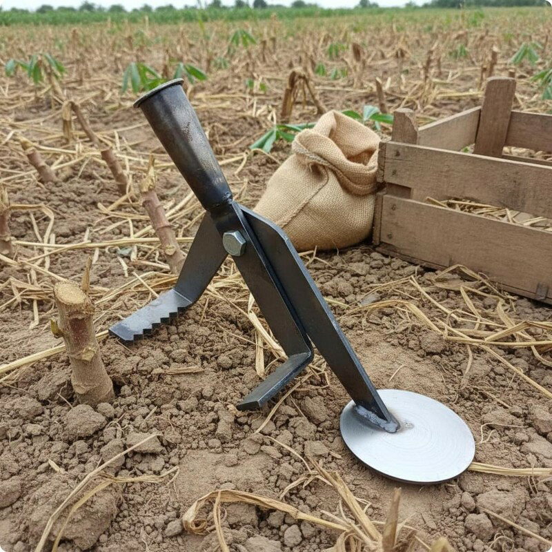 【製品概要】: 茎抜き器として使える多機能な作物抜き取り器で、畑や農場での収穫後作業を助ける農作業道具です。【作業効率】: 引き抜き工具として株元をしっかりつかみ、少ない力で茎や根を抜き取りやすくするため、作業の手間を減らします。【選べる仕様】: 先端形状や柄の長さに複数のバリエーションがあり、作業内容や体格に合わせて使いやすいモデルを選べます。【使いやすさ】: トウモロコシ抜根やサ甘蔗ビ抜き器としても活躍し、硬めの茎や株にも対応しやすい設計で、日々の畑仕事を快適にします。【用途】: 木薯、茄子、綿、タバコなどの株処理に向いており、抜き残しを減らして次の作付け準備をスムーズに進めます。ご購入前のご案内 ● サイズについて：スタッフ間で測り方を統一していますが、実寸に1〜3cmの誤差がある場合がありますのでご了承ください。 ● 商品の色は、撮影時の光やモニターによって異なる場合がありますのでご注意ください。 ● 生地特性により匂いが感じられることがありますが、数日で気にならなくなります。 ● 他店舗と在庫を共有しているため、受注後に欠品となる場合があります。 ▼出荷前には全て検品を行っておりますが、万が一商品に不具合があった場合は、お問い合わせフォームよりご連絡くださいますようお願い申し上げます。営業日に対応いたしますのでご安心ください。【製品概要】: 茎抜き器として使える多機能な作物抜き取り器で、畑や農場での収穫後作業を助ける農作業道具です。【作業効率】: 引き抜き工具として株元をしっかりつかみ、少ない力で茎や根を抜き取りやすくするため、作業の手間を減らします。【使いやすさ】: トウモロコシ抜根やサ甘蔗ビ抜き器としても活躍し、硬めの茎や株にも対応しやすい設計で、日々の畑仕事を快適にします。【用途】: 木薯、茄子、綿、タバコなどの株処理に向いており、抜き残しを減らして次の作付け準備をスムーズに進めます。