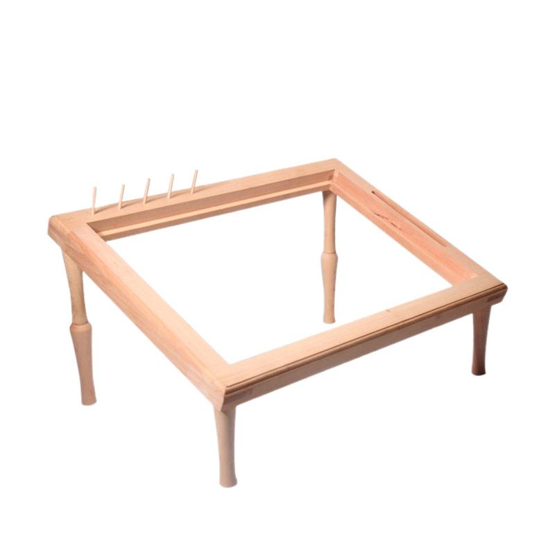 刺繍フレーム木製デスクトップ刺繍スタンド DIY 裁縫アートクラフト用