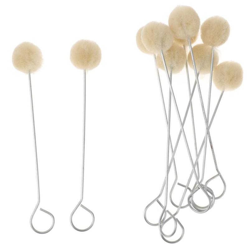 10個のDIYレザーツールアクセサリーウールのけどウールのウールボールウールのDa