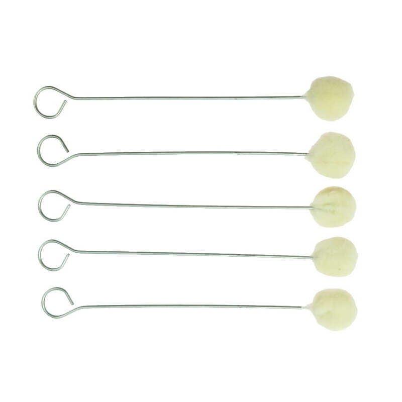 100ピースの普通者ツールウールボールブラシ染料クラフトクリア均一性15cm