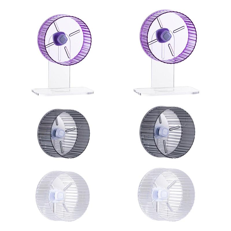 ハムスターエクササイズホイールラウンド小型ペットスポーツおもちゃハムスターアクセサリー静かなドワ..