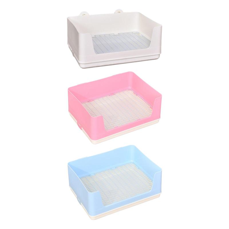 トイレボックス.ペット用トイレ.お手入れ簡単.飛び散り防止トイレボックス.おしっこ受けトレイ.コーナートイレボックス