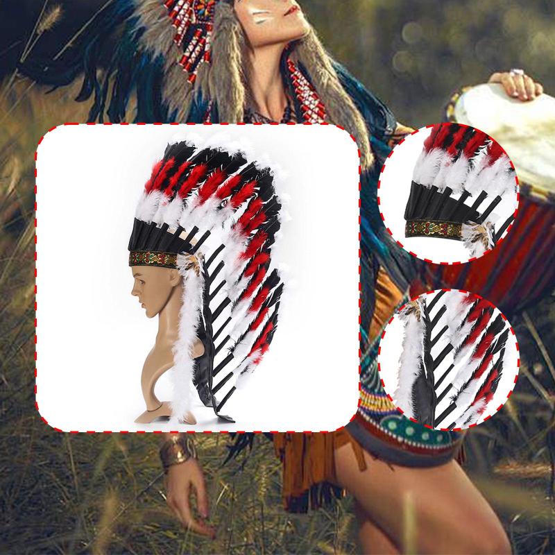 インドの頭飾り.人工羽根.工芸品.