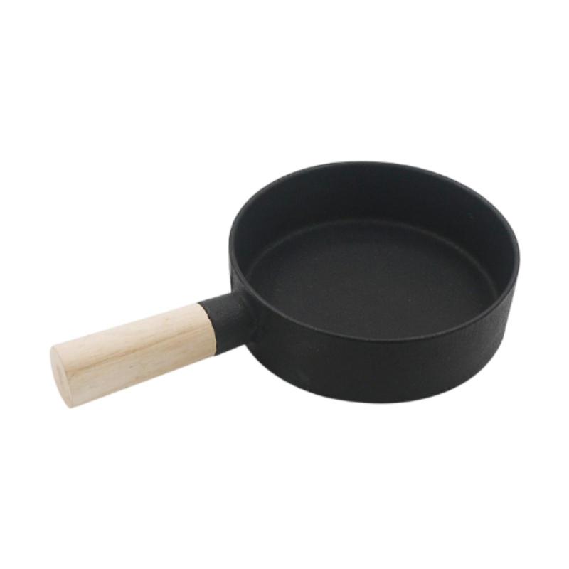 鋳鉄フライパン高速暖房調理器具ノンスティックアンチスカルドハンドルクッキングポットディープフライパン屋内屋外の家