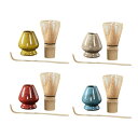 3ピース日本茶道具.抹茶スクープ泡立て器.手作りの手作りの伝統的な抹茶セレモニーセット.グリーティング.ティールーム.パーティーギフトベビー用