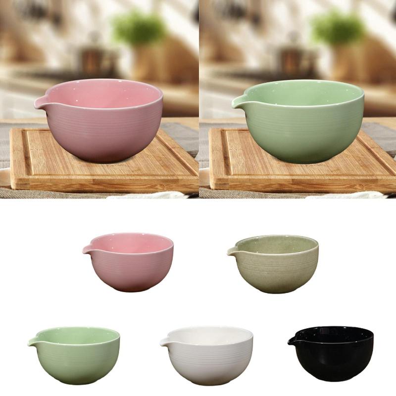 茶道とミキシング.手作りの磁器のための560mlの抹茶ボウル