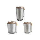 チタン絶縁カップティーカップ軽量ビバレッジカップコーヒーマグホットコールドウォータージムフィットネス旅行パパのための飲みボトル