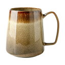 ハンドル付きティーカップミルクマグ.手作り窯釉コーヒーカップ.セラミックコーヒーマグ780ml