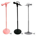 調整可能なドールハウスマイク 1:6 ドールハウスアクセサリー楽器ギフトおもちゃミニチュア家具アクションフィギュアドールハウス用