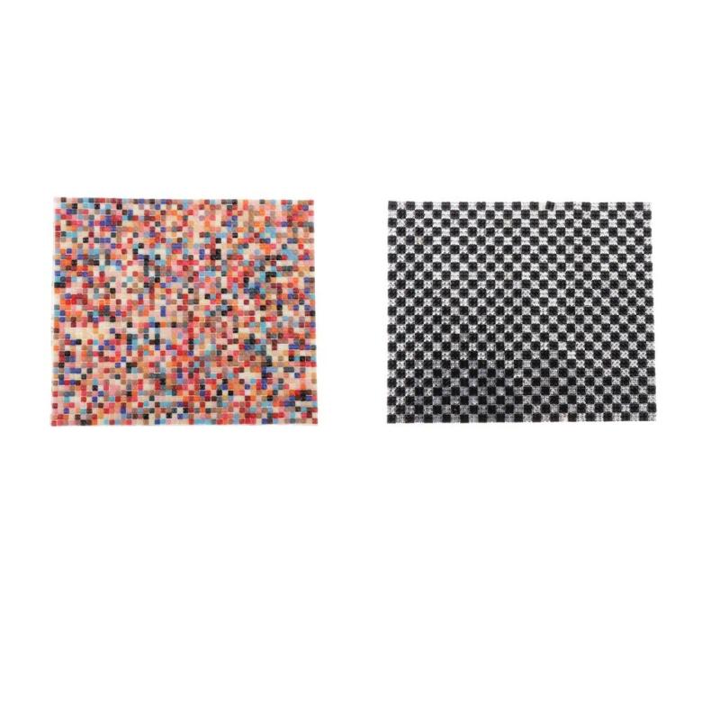 1/12ドールハウス 装飾 壁紙 ミニチュア 人形の家 DIY アクセサリー 全2色