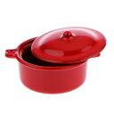 ドールハウス ミニチュア キッチン用品 調理器具 金属 キャセロール皿 シチューパン ストックポット 2th スケール