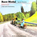 1:64 スケール塗装人物フィギュアミニチュア自転車モデルテーブル装飾 DIY モデルジオラマシーンレイアウト(3)
