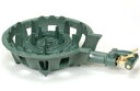タチバナ製作所 TS-210 鋳物コンロ 二重 羽根無し・種火無し ガスバーナー ガスコンロ 普及タイプ 底枠付 ホースエンド固定式