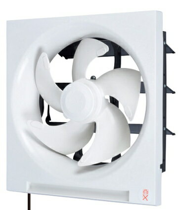 三菱電機*MITSUBISHI* 標準換気扇 EX-25LH9 スタンダードタイプ 連動式シャッター 引きひも付 電源コード(プラグ付)