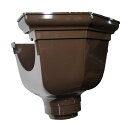 Panasonic パナソニックぱっちん集水器 新茶 丸型軒樋 アイアン丸・ハイ丸105×60mmの雨樋用〈パナソニック商品コード:KQ5747〉 15321T...