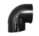 Panasonic パナソニック丸型立樋 60 エルボ 90度 黒 <パナソニック商品コード:KQ6542〉 15413K〈住宅用 雨とい 雨どい 雨樋 軒樋用...