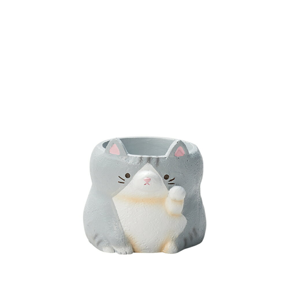 Rakuten - GRH【送料無料】 リトルレジンポット まねきいえねこ　6個セット　【代引不可】 〈北海道・沖縄・離島・一部地域は別途送料がかかります〉 5477