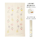GRH【送料無料】 刺繍のれん ドライフラワー 【代引不可】 〈北海道・沖縄・離島・一部地域は別途送料がかかります〉 4882