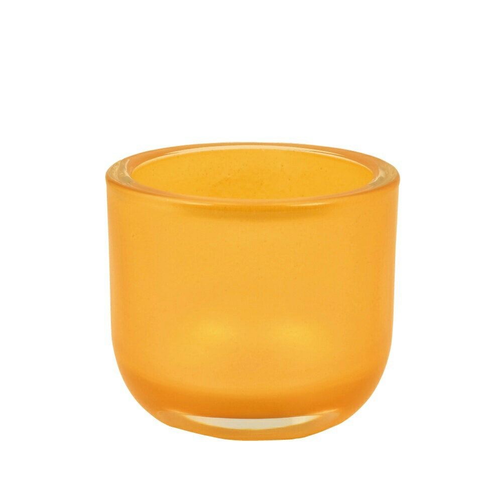 GRH【送料無料】 パールガラスポット　ラウンド　オレンジ　4個セット 【代引不可】 〈北海道・沖縄・離島・一部地域は別途送料がかかります〉 4885-OR