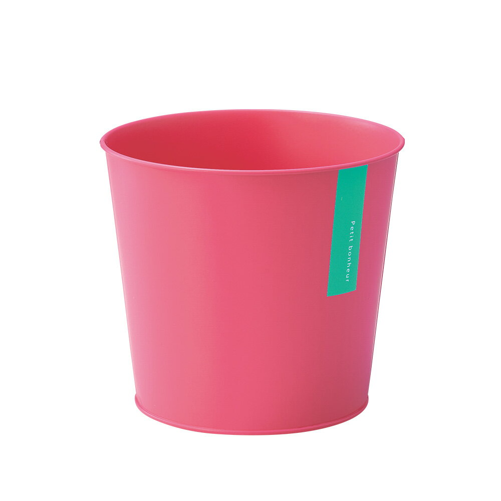 GRH【送料無料】 ビビッドラベルブリキ　ラウンドL　ピンク　3個セット 【代引不可】 〈北海道・沖縄・離島・一部地域は別途送料がかかります〉 5079-A-PK(4)