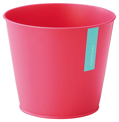 GRH【送料無料】 ビビッドラベルブリキ ラウンドM ピンク 4個セット 【代引不可】 〈北海道・沖縄・離島・一部地域は別途送料がかかります〉 5079-B-PK