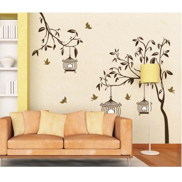 ウォールステッカー［Bird　Gage］AY-9039［N-8147］/【ポイント 倍】