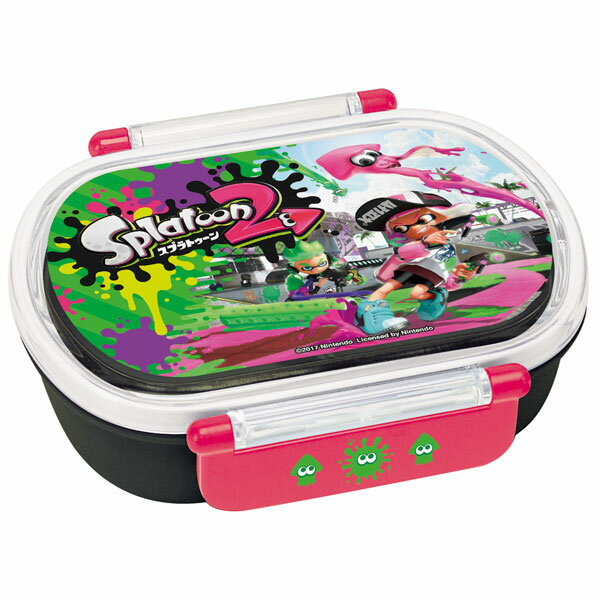 スプラトゥーン お弁当箱 / 食洗機対応タイトランチボックス小判 360ml スプラトゥ...