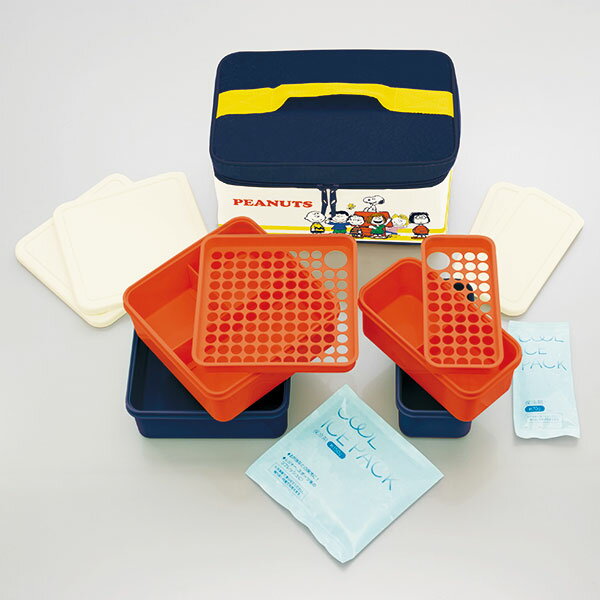 スヌーピー ファミリー 弁当箱 / 保冷バッグ付き行楽ランチセット SNOOPY LUNCHTIME /【ポイント 倍】