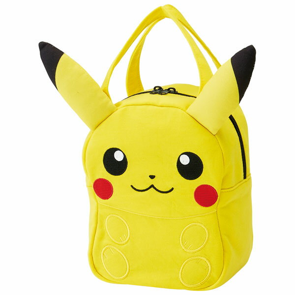 【在庫処分】ポケモン ランチバッグ /スエット素材ダイカットバッグ ピカチュウのサムネイル