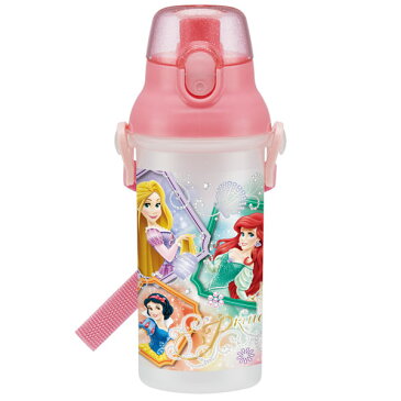 ディズニープリンセス 水筒 / 食洗機対応直飲みプラワンタッチボトル 480ml プリンセス17 /【ポイント 倍】