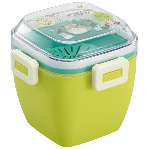 【在庫処分】スタジオジブリ トトロ 弁当箱 どんぶり / 4ロック サラダランチボックス 620ml トトロ フィールド となりのトトロ /【ポイント 倍】のサムネイル