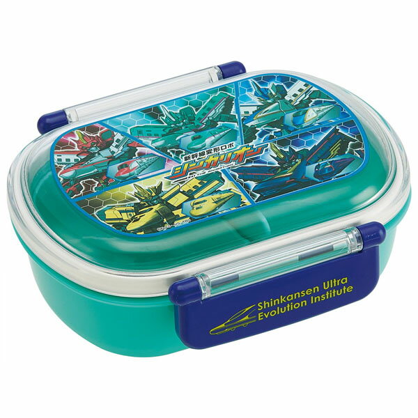 【在庫処分】新幹線 電車 お弁当箱 【コンパクト便】/ 食洗機対応 ふわっとフタ タイトランチボックス 360ml シンカリオン19 【ポイント 倍】のサムネイル