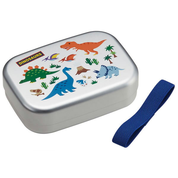 【在庫処分】子供用 恐竜 お弁当箱 / アルミ弁当箱 370ml ディノサウルス /【ポイント 倍】のサムネイル