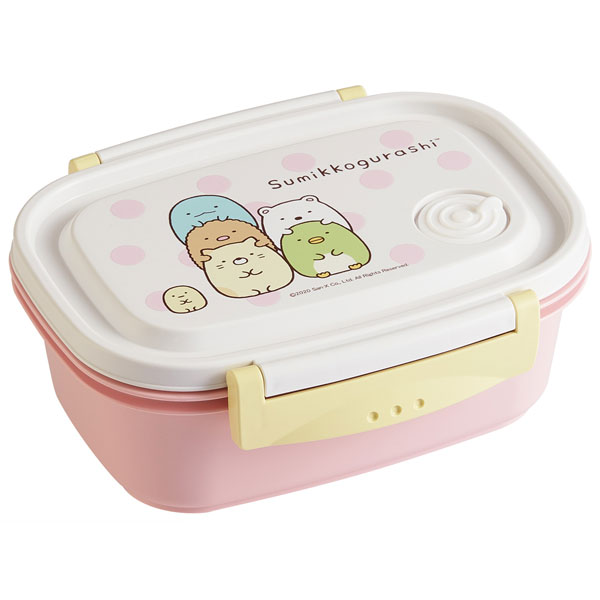ラク軽弁当箱 M 550ml すみっコぐらし/すみっこ すみっこぐらし グッズ 弁当箱 1段 ランチボックス 食洗機対応 電子レンジ対応 軽い 軽量 仕切り付き 冷凍 日本製 かわいい 女子 子供用 女の子 スケーターのサムネイル