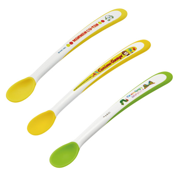 【在庫処分】離乳食 フィーディングスプーン 【ポスト投函送料無料】/ キャラクター 赤ちゃん スプーン 離乳食 離乳食スプーン ベビースプーン いないいないばあっ！ ワンワン おさるのジョージ はらぺこあおむし スケーターのサムネイル