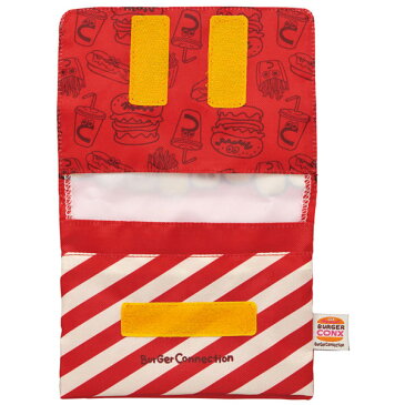 クリップ付 おでかけ ポケット バーガーコンクス ポテト 【普通郵便送料無料】BURGER CONX ハンバーガー 移動ポケット ハンカチ入れ ティッシュ入れ 入園 入学 小物入れ 幼稚園 保育園 男の子 かわいい スケーター